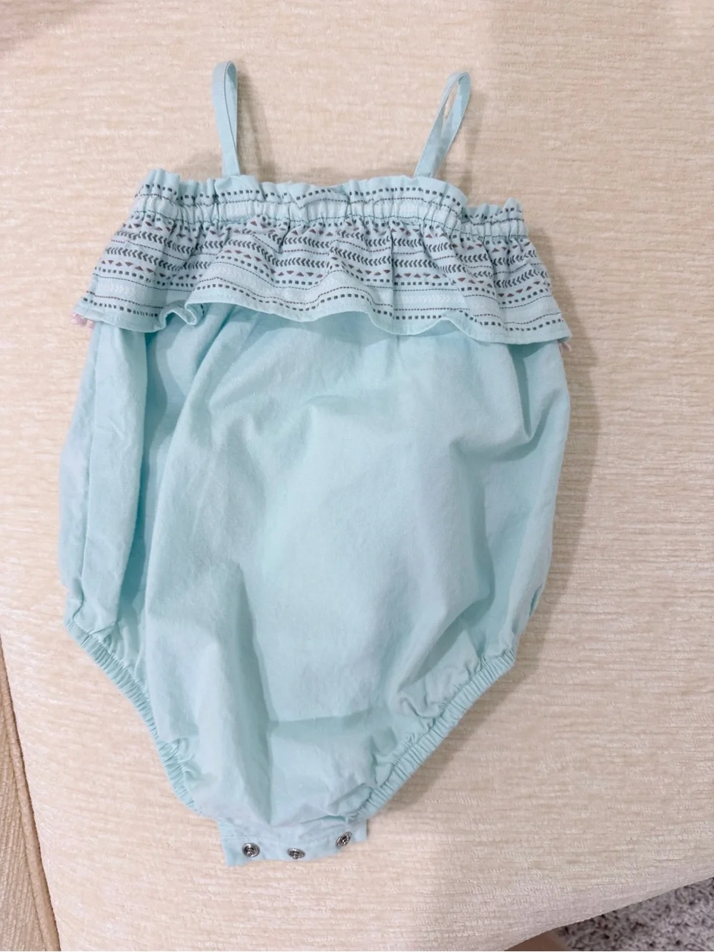 OshKosh B'gosh Light Blue Baby One-Piece Bodysuit